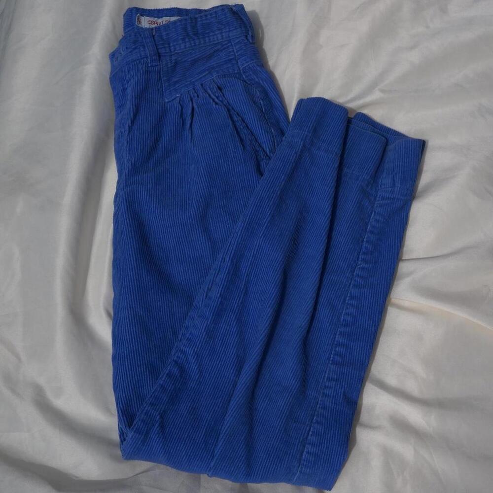 vintage blue corduroy pants